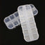 Clear Jewelry Rhinestones Box (5 Pack) Bead Storage Organizer, 12 Compartments Each WholesaleRhinestone