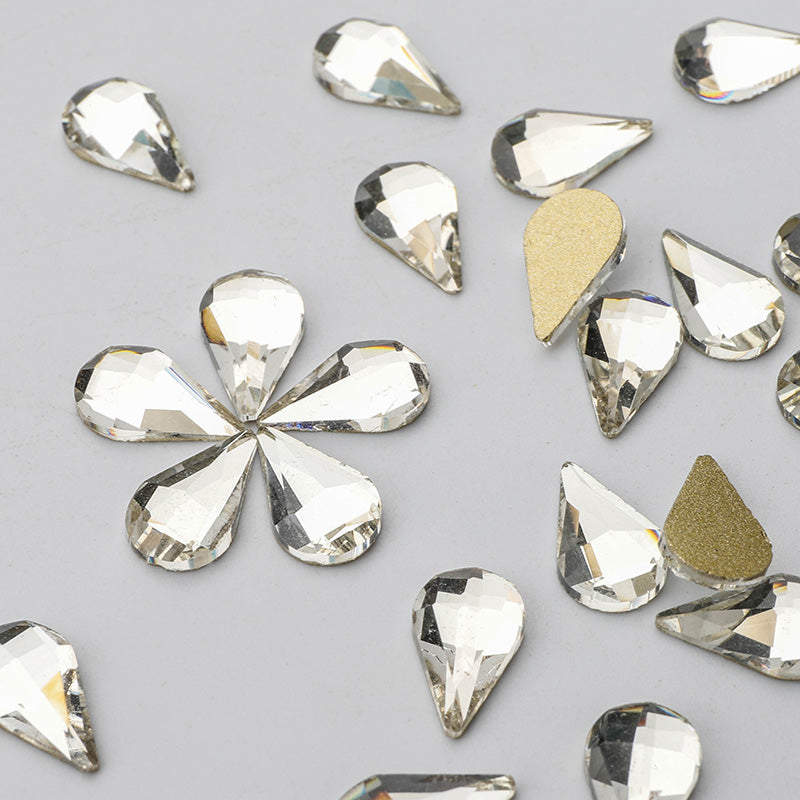 Raindrop Shape Crystal Flat Back Fancy Rhinestones WholesaleRhinestone