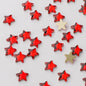 Star Shape Red Glass Flat Back Fancy Rhinestones WholesaleRhinestone