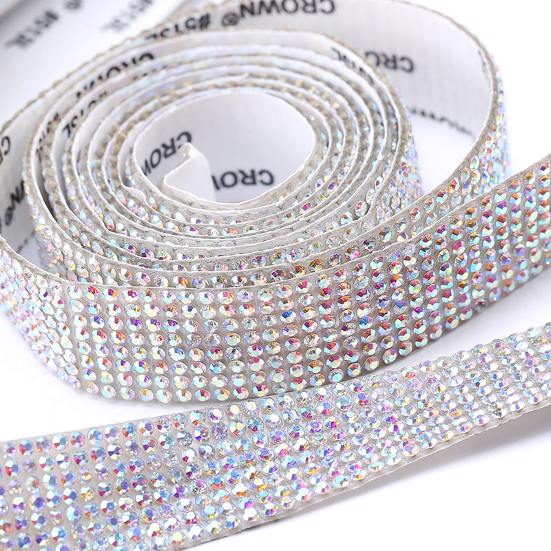 Self-adhesive Crystal AB rhinestone stickers for Gift Wrapping, DIY Arts Crafts Projects Decor WholesaleRhinestone