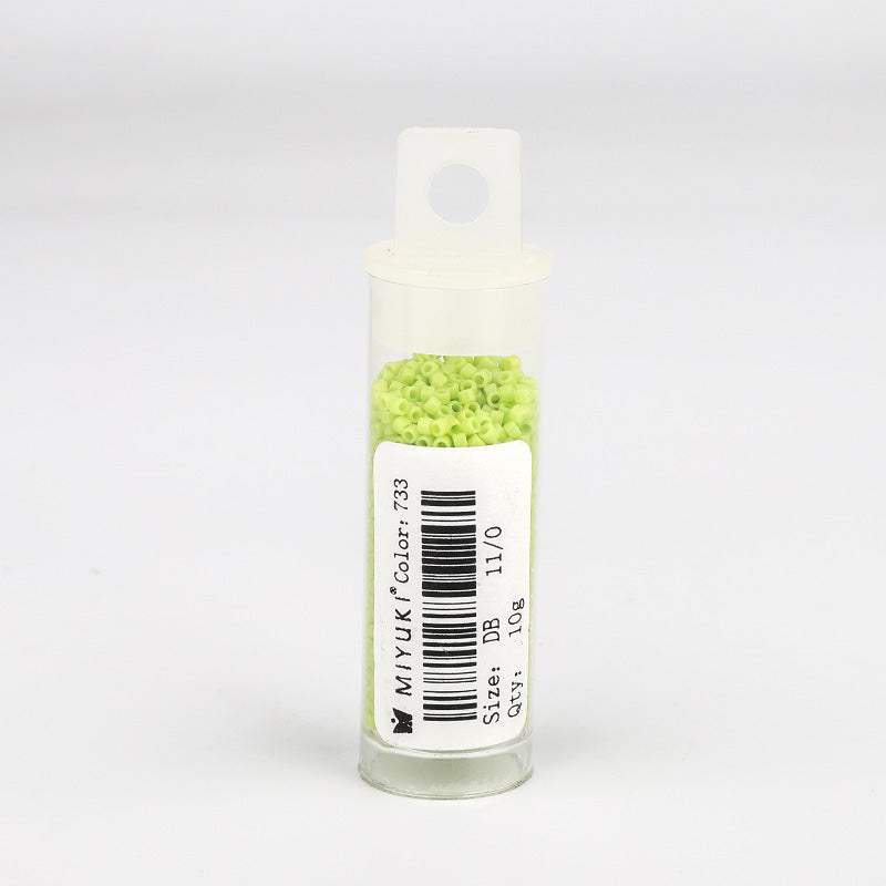 Miyuki Delica Seed Beads 11/0 Opaque Chartreuse DB-733 WholesaleRhinestone