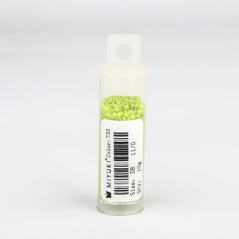 Miyuki Delica Seed Beads 11/0 Opaque Chartreuse DB-733 WholesaleRhinestone