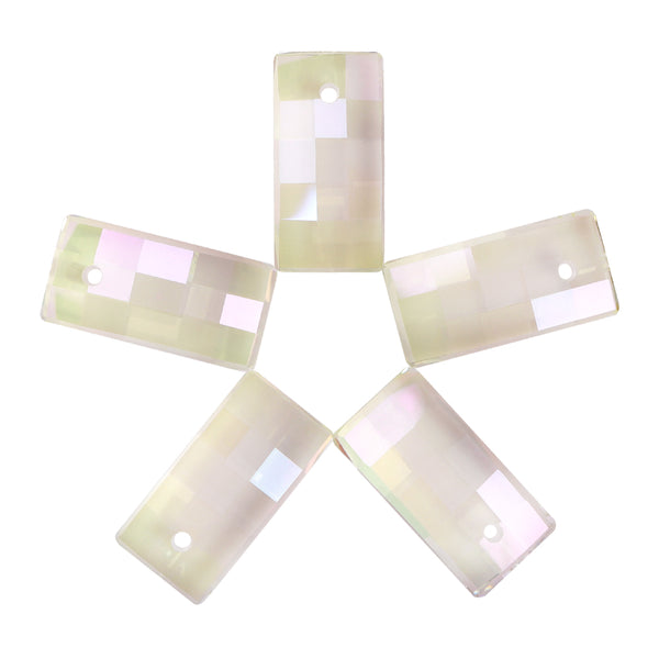 Luminous Green Urban Shape High Quality Glass Rhinestone Pendant WholesaleRhinestone