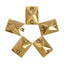 Dorado Rectangle Shape High Quality Glass Sew-on Rhinestones WholesaleRhinestone