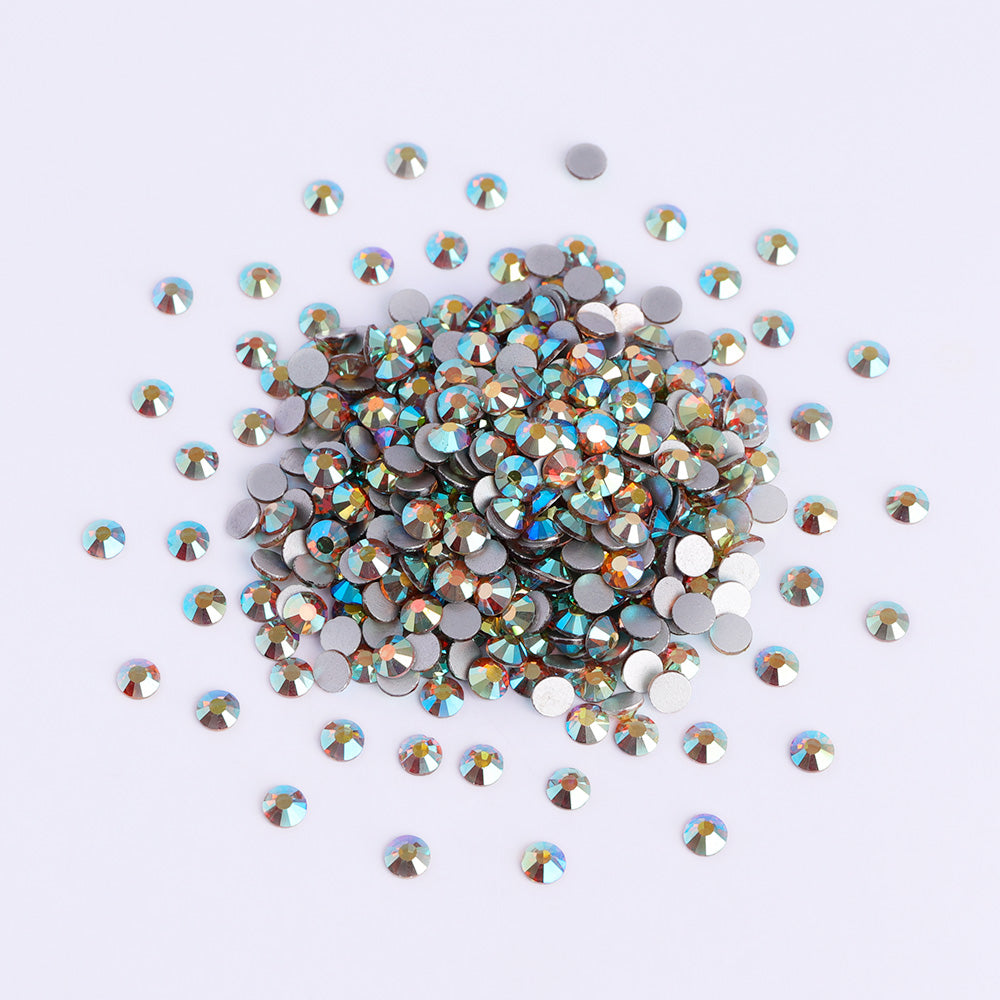 Morning Glory Glass Flat Back Rhinestones WholesaleRhinestone