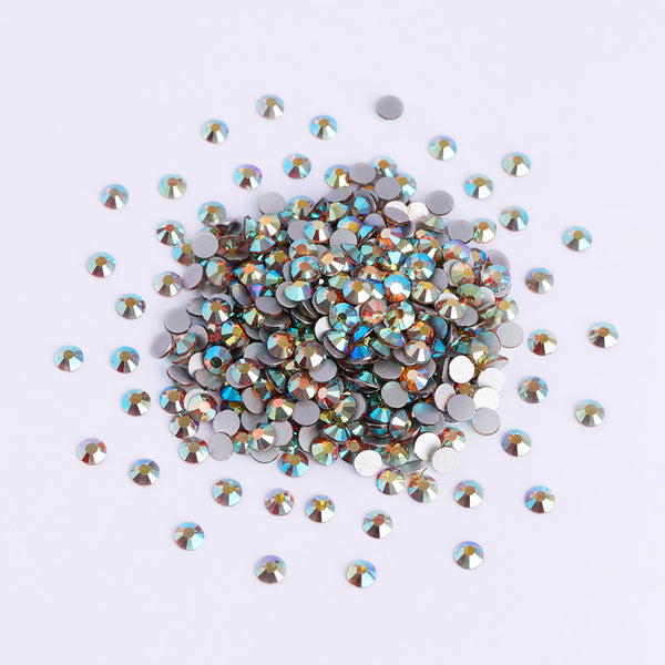 Morning Glory Glass Flat Back Rhinestones WholesaleRhinestone