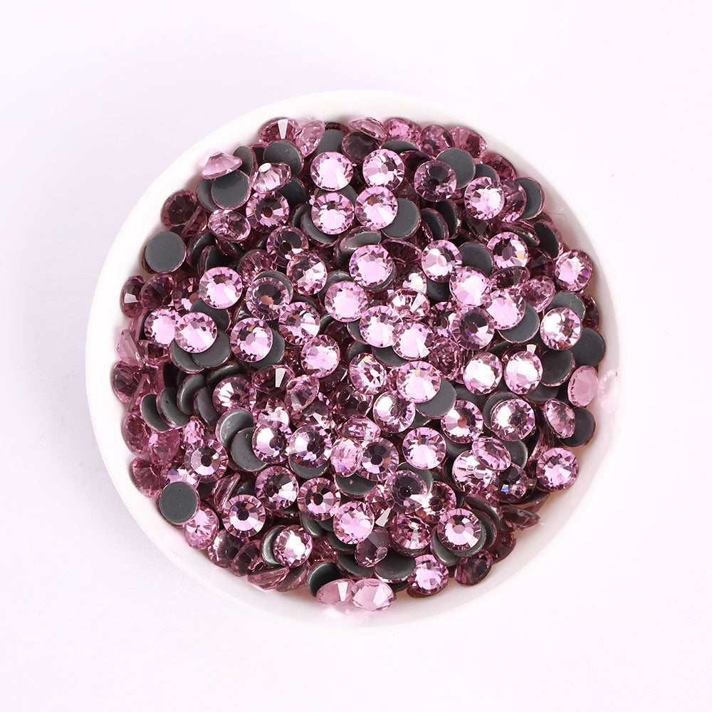 Light Pink Glass HotFix Rhinestones In Bulk Secondary image