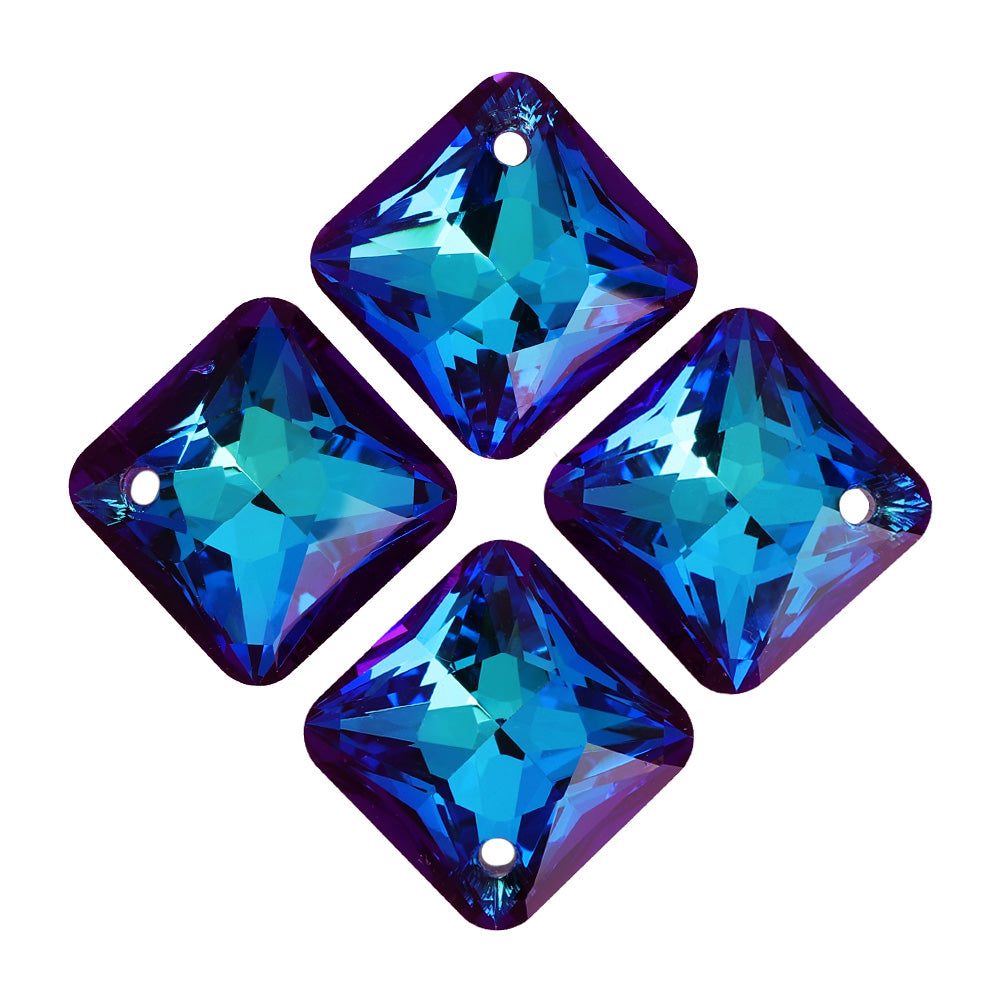 Bermuda Blue Princess Cut High Quality Glass Rhinestone Pendant WholesaleRhinestone Hauptbild