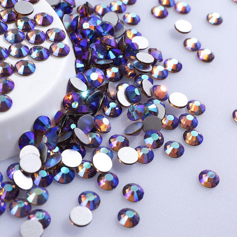 Smoked Topaz AB Glass FlatBack Rhinestones In Bulk WholesaleRhinestone