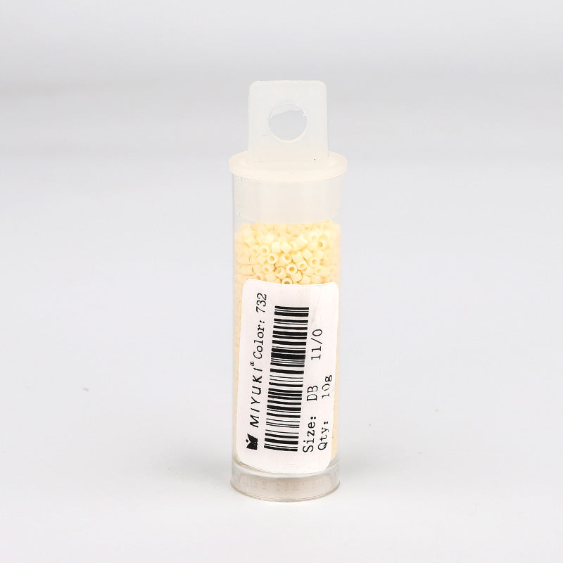 Miyuki Delica Seed Beads 11/0 Opaque Cream DB-732 WholesaleRhinestone