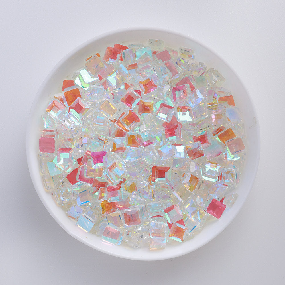 Square Shape Starry Sky Flat Back Fancy Rhinestones Secondary image
