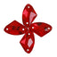 Light Siam Galactic Shape High Quality Glass Sew-on Rhinestones WholesaleRhinestone