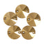 Dorado Rivoli  Shape High Quality Glass Sew-on Rhinestones WholesaleRhinestone
