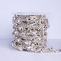 Sew-on Crystal Glass Raindrop Rhinestone Trim Chain Applique RA1100 WholesaleRhinestone