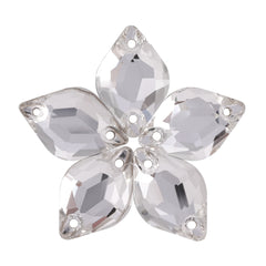 Crystal Lemon Shape High Quality Glass Sew-on Rhinestones WholesaleRhinestone