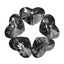 Silver Night Truly In Love Heart High Quality Glass Rhinestone Pendant WholesaleRhinestone