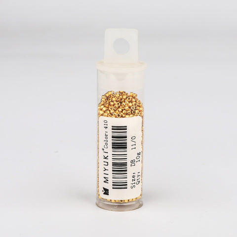 Miyuki Delica Seed Beads 11/0 Galvanized Gold DB-410 WholesaleRhinestone