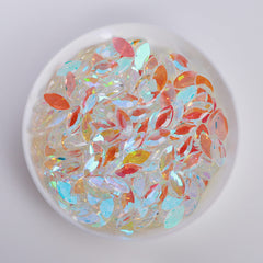 Navette Shape Starry Sky Flat Back Fancy Rhinestones WholesaleRhinestone