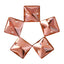 Light Peach Square Shape High Quality Glass Sew-on Rhinestones WholesaleRhinestone