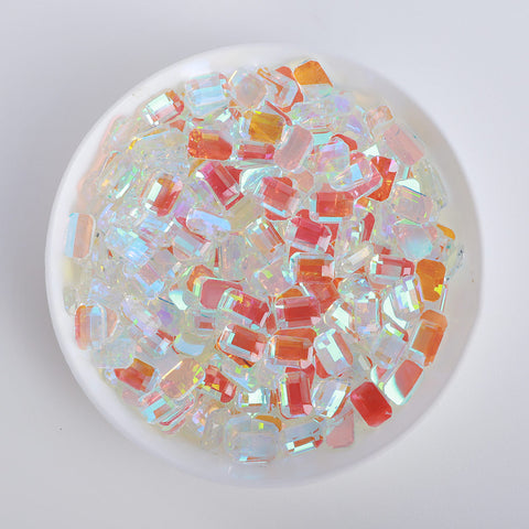 Octagon Shape Starry Sky Flat Back Fancy Rhinestones WholesaleRhinestone