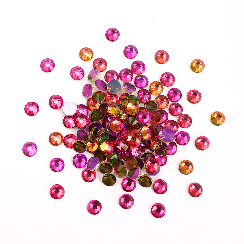 Aurora Rainbow Unfoiled Glass Flat Back Rhinestones WholesaleRhinestone
