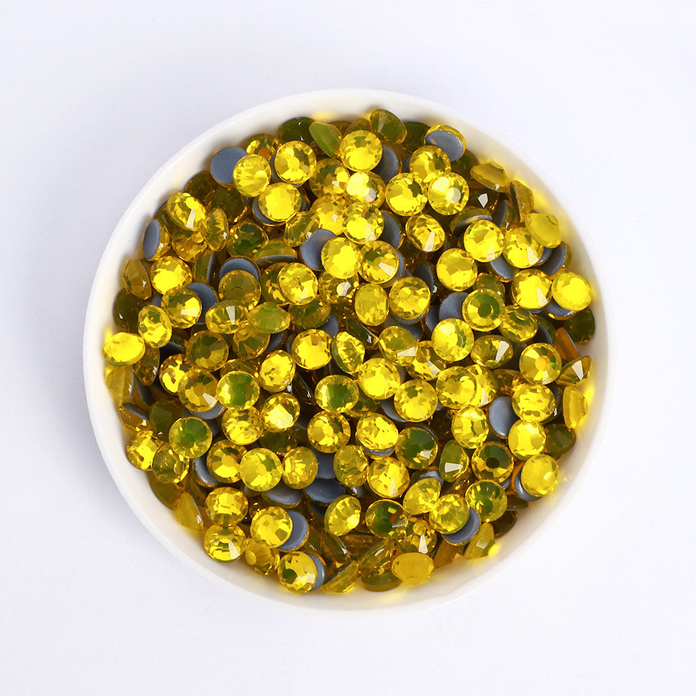 Citrine Glass HotFix Rhinestones Второстепенное изображение товара