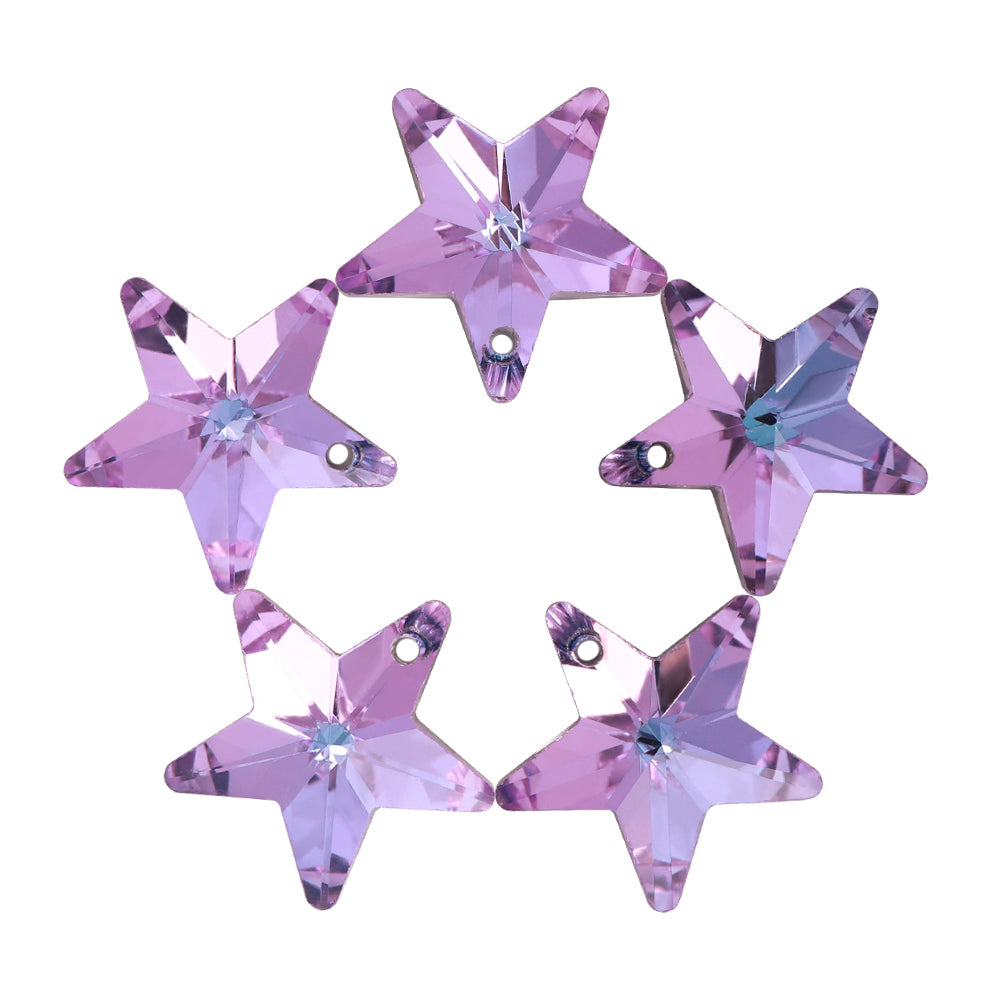 Vitrail Light Star Shape High Quality Glass Rhinestone Pendant WholesaleRhinestone