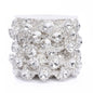 Sew-on Crystal Glass Rivoli Rhinestone Trim Chain Applique RA135 WholesaleRhinestone