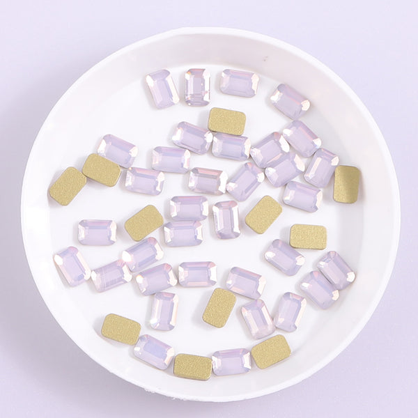 Octagon Shape Pink Opal Flat Back Fancy Rhinestones WholesaleRhinestone