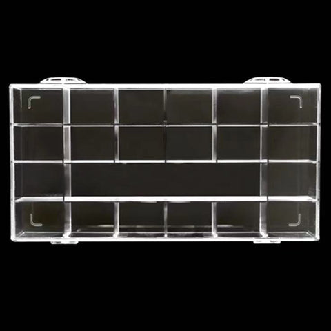 21 Grids Transparent Rhinestones Box Bead Storage Organizer WholesaleRhinestone