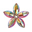 Iridescent Green Navette Shape High Quality Glass Sew-on Rhinestones WholesaleRhinestone