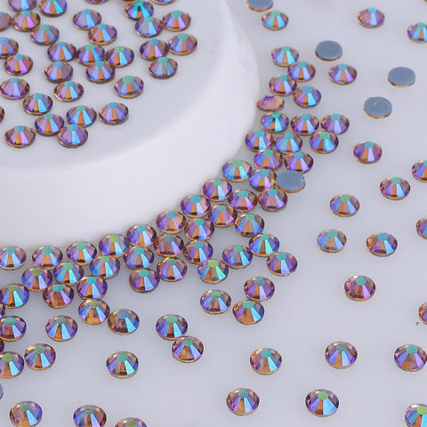 Light Colorado Topaz AB Glass HotFix Rhinestones WholesaleRhinestone