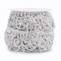 Sew-on Crystal Glass Raindrop Rhinestone Trim Chain Applique RA861 WholesaleRhinestone