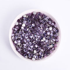 Lavender Glass Flat Back Rhinestones In Bulk WholesaleRhinestone