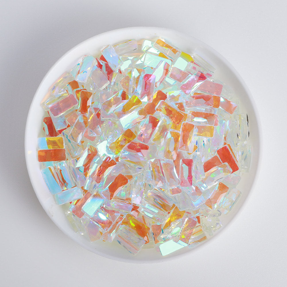 Rectangle Shape Starry Sky Flat Back Fancy Rhinestones WholesaleRhinestone