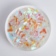 Rectangle Shape Starry Sky Flat Back Fancy Rhinestones WholesaleRhinestone