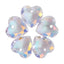 Light Crystal AB Heart Cut High Quality Glass Rhinestone Pendant WholesaleRhinestone