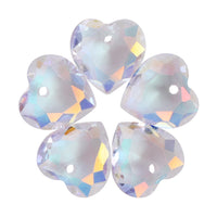 Light Crystal AB Heart Cut High Quality Glass Rhinestone Pendant WholesaleRhinestone