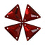 Siam Triangle Shape High Quality Glass Sew-on Rhinestones WholesaleRhinestone
