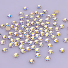 Starry Sky Glass Flat Back Glue-On Rhinestones 16 Cut Facets WholesaleRhinestone