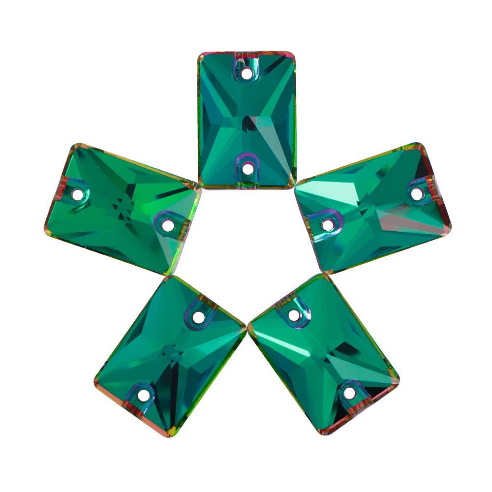 Heliotrope Rectangle Shape High Quality Glass Sew-on Rhinestones WholesaleRhinestone Главное изображение товара