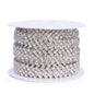 Sew-on Crystal Glass Round Rhinestone Trim Chain Applique RA1124 WholesaleRhinestone