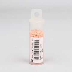 Miyuki Delica Seed Beads 11/0 Opaque Luster Light Peachy Coral Pink DB-206 WholesaleRhinestone