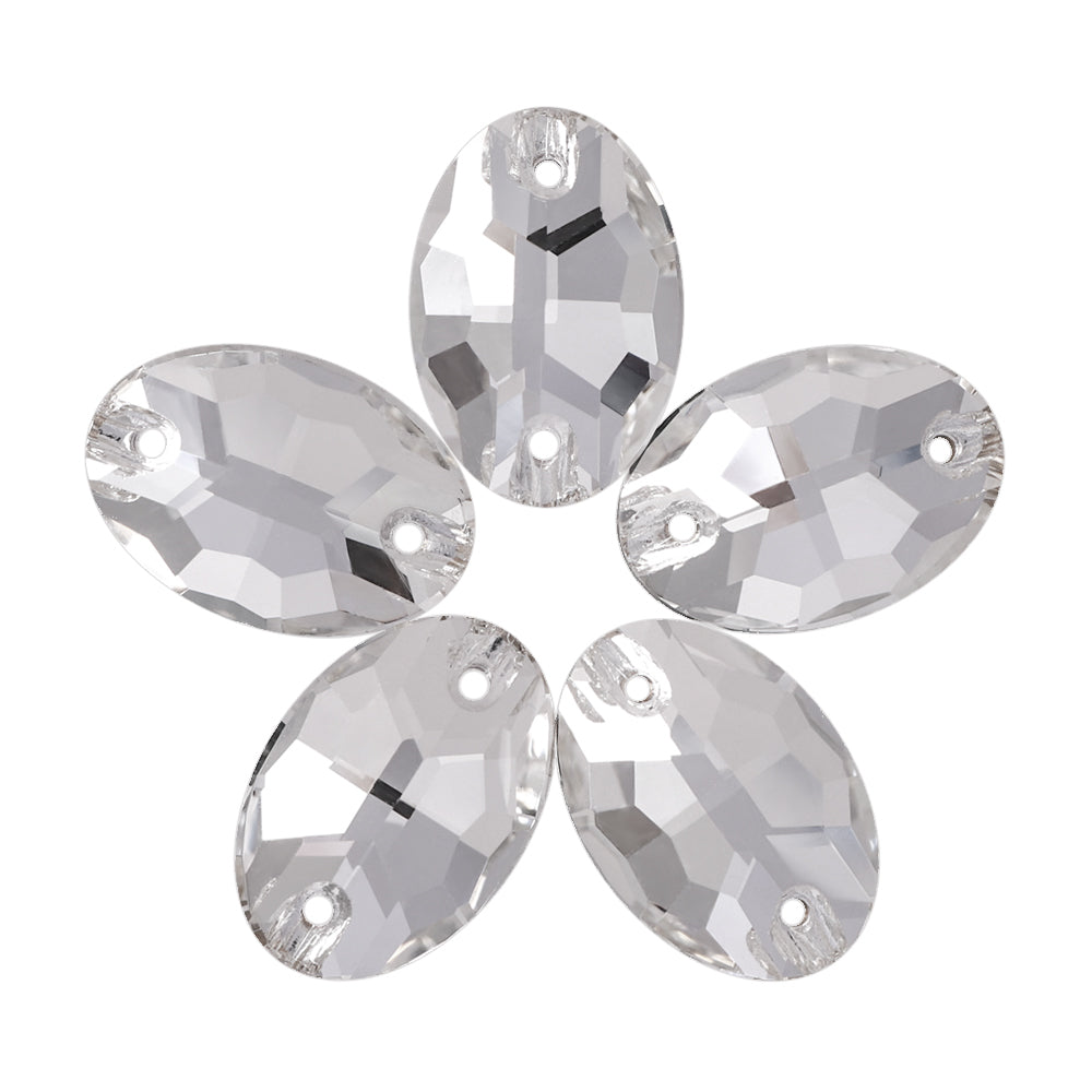 Crystal Oval Shape High Quality Glass Sew-on Rhinestones WholesaleRhinestone Main image