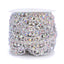 Sew-on Crystal AB Glass Raindrop Rhinestone Trim Chain Applique RA861 WholesaleRhinestone