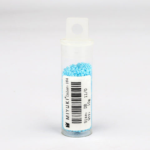 Miyuki Delica Seed Beads 11/0 Opaque Turquoise Blue AB DB-164 WholesaleRhinestone