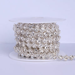 Sew-on Crystal Glass Rhinestone Trim Chain Applique RA841 WholesaleRhinestone