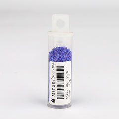 Miyuki Delica Seed Beads 11/0 Matte Transparent Cobalt AB DB-864 WholesaleRhinestone