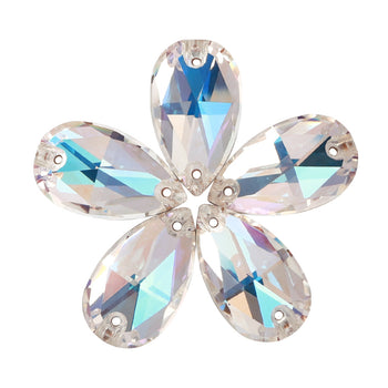 Moonlight Drop Shape High Quality Glass Sew-on Rhinestones WholesaleRhinestone