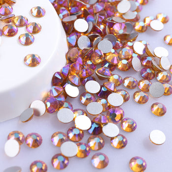 Topaz AB Glass FlatBack Rhinestones WholesaleRhinestone